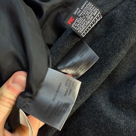 Wilsons XXXL men’s black leather jacket with Thinsulate wool fleece lining - Picture 13 of 13